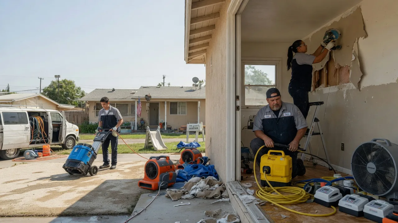 Water Damage Restoration in Spurger, TX near me
